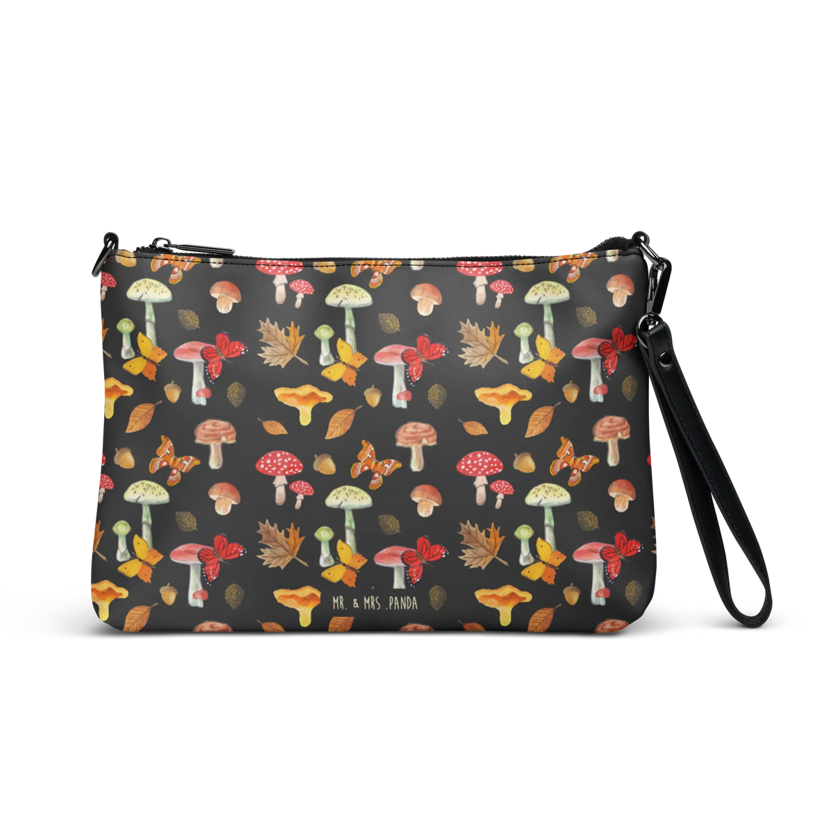 Handtasche Pilze Schmetterlinge Muster Damentasche, Frauentasche, Schultertasche, Kleine Handtasche, Pochette, Abendtasche, Clutch, Crossbody Bag, Damenhandtasche, Crossover-Tasche, Handtasche Damen, Damen Umhängetasche, Umhängetasche Damen, Tasche, Handgelenktasche, Umhängetasche, Kleine Umhängetasche, Handtasche, kleine tasche, Schultergurt-Tasche, reißverschlusstasche, Pilze, Schmetterlinge, Nachtfalter, Pilz Muster, Schmetterling Muster