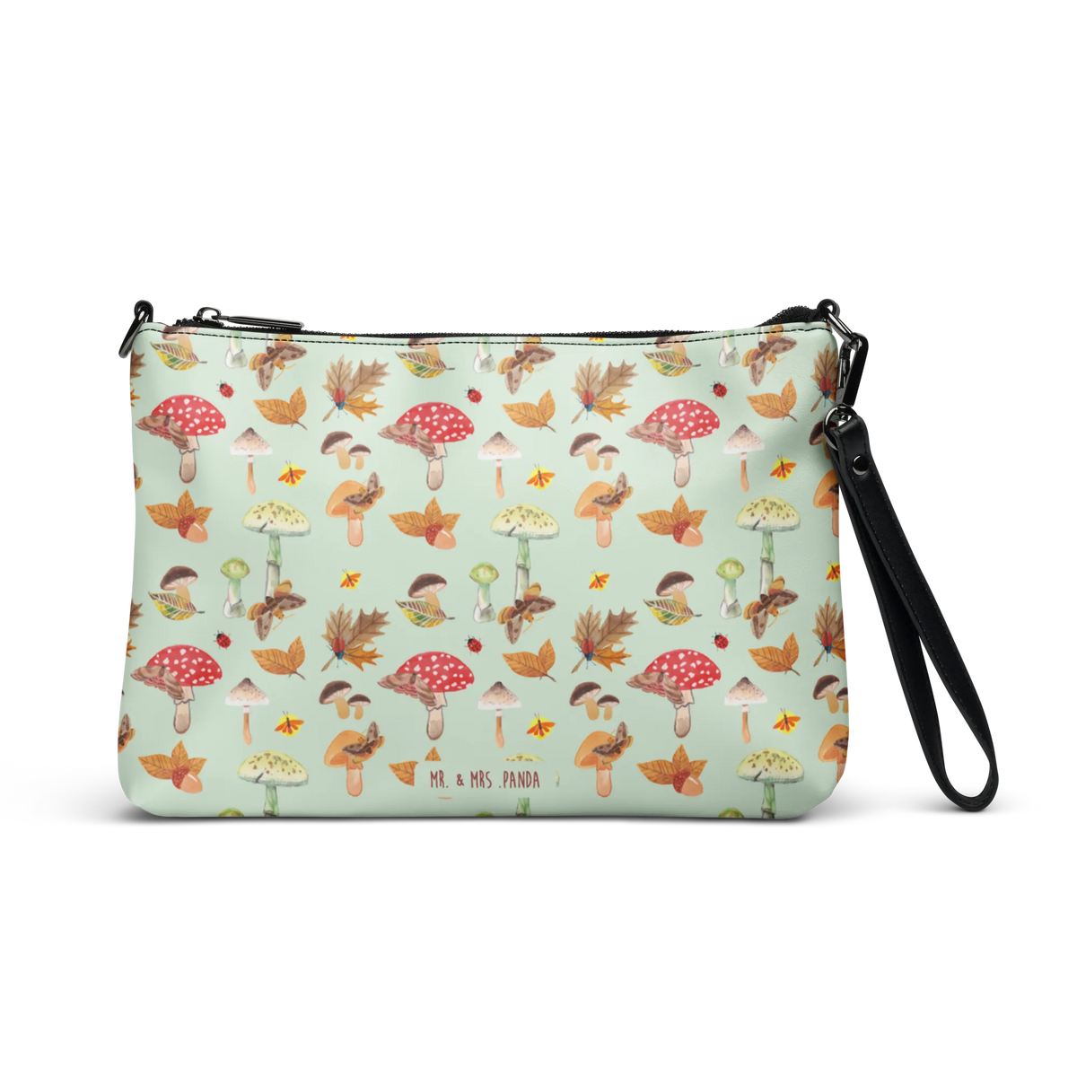 Handtasche Herbst Pilze Muster Damentasche, reißverschlusstasche, Frauentasche, Tasche, Damen Umhängetasche, Clutch, Abendtasche, kleine tasche, Damenhandtasche, Kleine Handtasche, Crossover-Tasche, Handgelenktasche, Schultergurt-Tasche, Handtasche, Schultertasche, Pochette, Umhängetasche, Handtasche Damen, Umhängetasche Damen, Kleine Umhängetasche, Crossbody Bag, Pilze, Schmetterlings Muster, Herbstwald, Wald, Pilz Muster