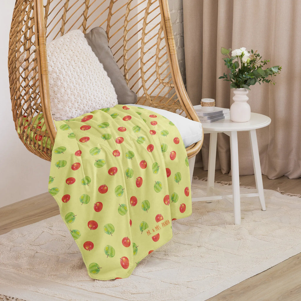 Sherpa Kuscheldecke Apfel Traum Muster Apfel, Muster