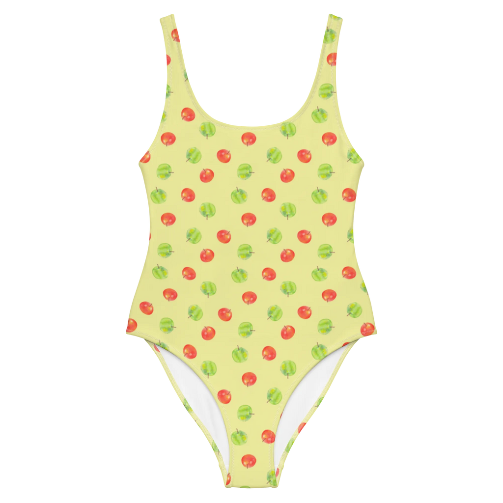 Badeanzug Apfel Traum Muster Badebekleidung, Bademode, Luxus-Bademode, Badeanzug, Swimsuit, Rückenfreier Badeanzug, Apfel, Muster