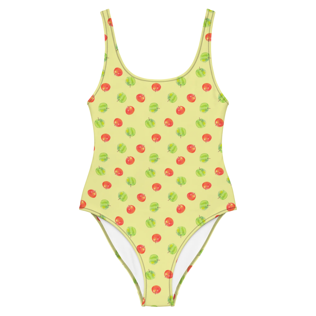 Badeanzug Apfel Traum Muster Badebekleidung, Bademode, Luxus-Bademode, Badeanzug, Swimsuit, Rückenfreier Badeanzug, Apfel, Muster