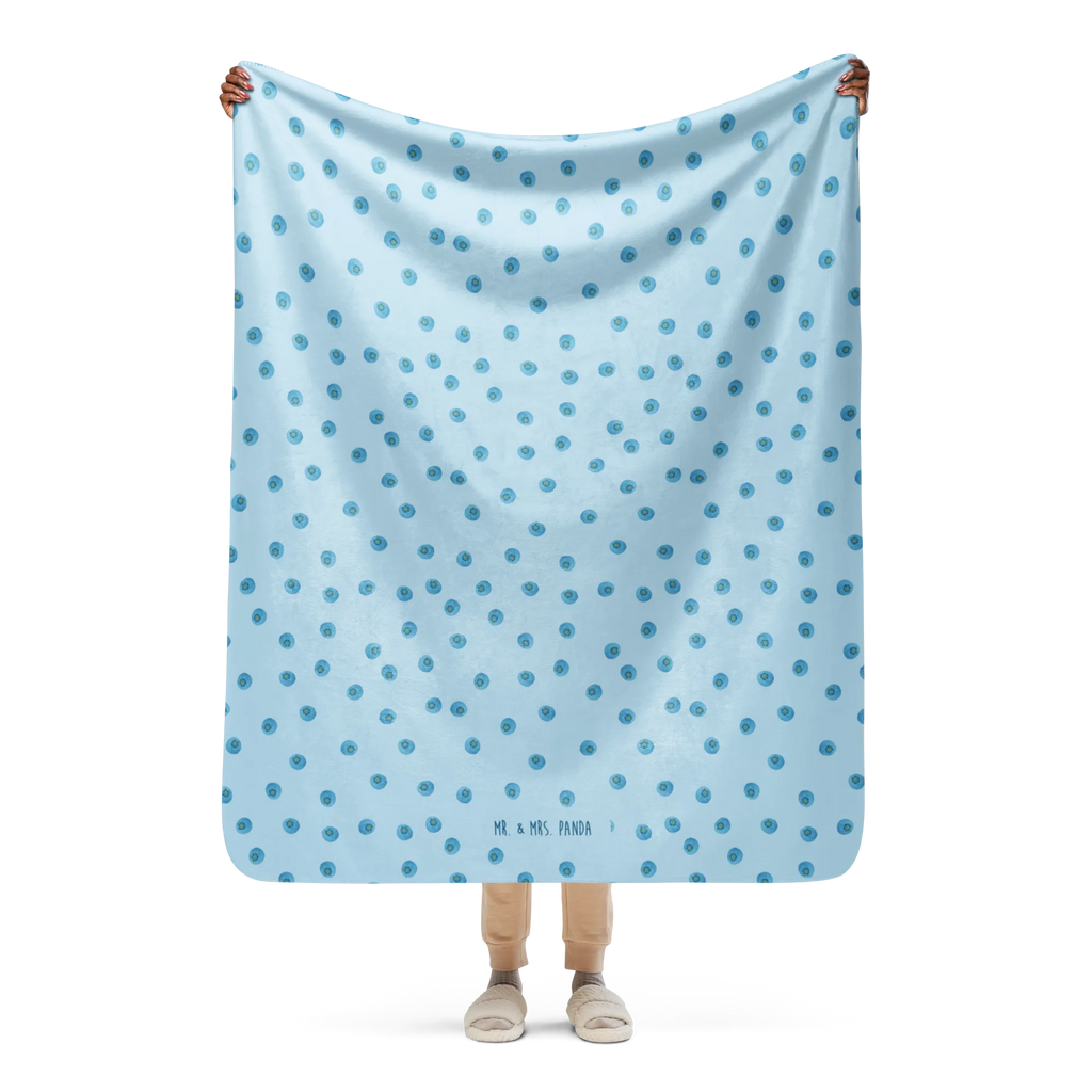 Sherpa Kuscheldecke Blaue Blaubeeren Muster Blaubeeren Muster, Blueberries, Heidelbeeren Muster