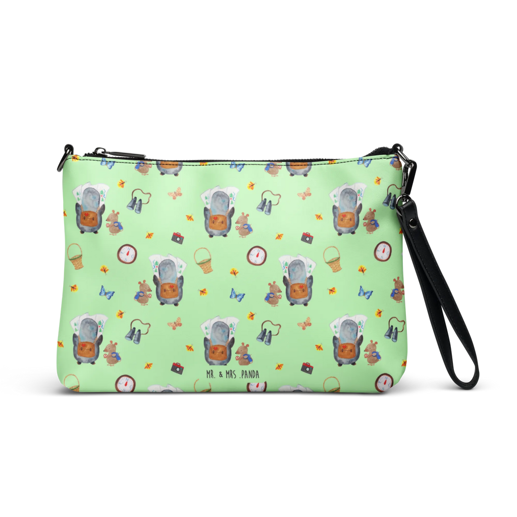 Handtasche Pinguin & Maus Wanderer Muster Kleine Umhängetasche, Handtasche Damen, Henkeltasche, Umhängetasche, Kleine Handtasche Damen, Handtasche, Damentasche, Handtaschen Damen, Umhängetasche Damen, Abendtasche, Damen Umhängetasche, Taschen, Shopper Tasche, Pinguin, Pinguine, Roadtrip, Ausflug, Wanderlust, Wandern, Abenteuer, Abenteurer