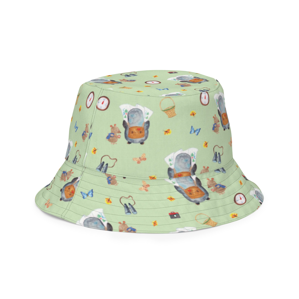 sun hat Penguin & Mouse Hiker Sonnenhut, Sommerhut, Fischerhut, Anglerhut, Wendehut, Wendecap, Wendemütze, Sonnenmütze, zweifarbiger Hut, Strandhut, Freizeithut, Outdoorhut, Pinguin, Pinguine, Abenteurer, Abenteuer, Roadtrip, Ausflug, Wanderlust, wandern