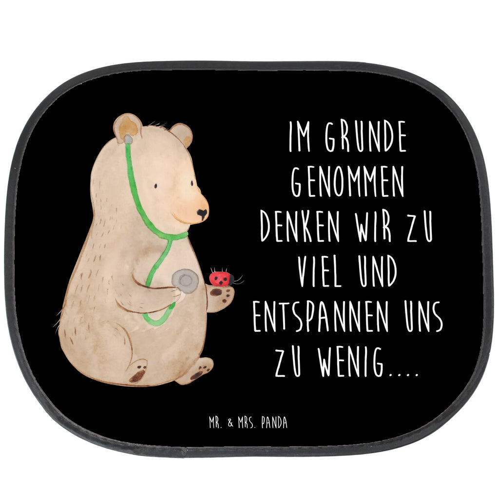 Car sun shade bear Physician car, sun visor, sun protection, children, windows, family, back seat, gift, bear, teddy, teddy bear, cuddly toy, Bear, Doctor, Professor