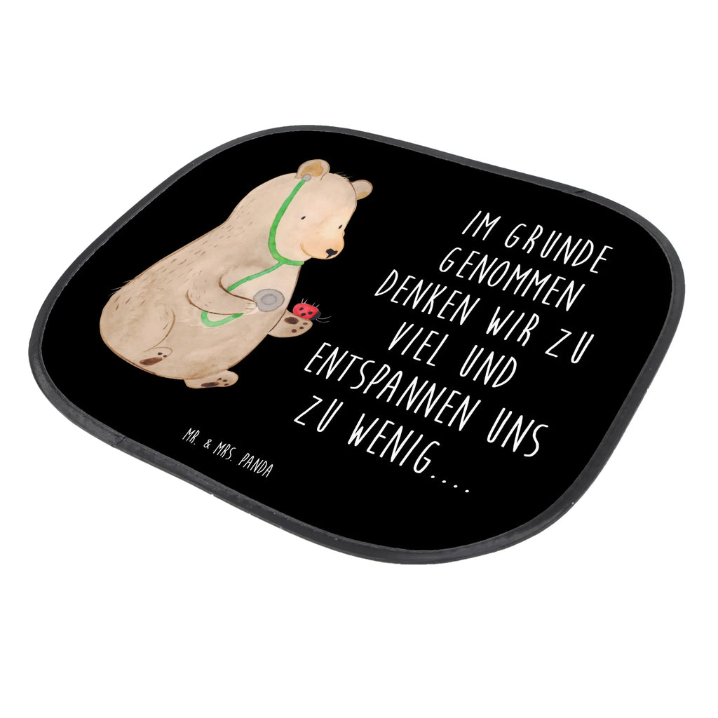 Car sun shade bear Physician car, sun visor, sun protection, children, windows, family, back seat, gift, bear, teddy, teddy bear, cuddly toy, Bear, Doctor, Professor