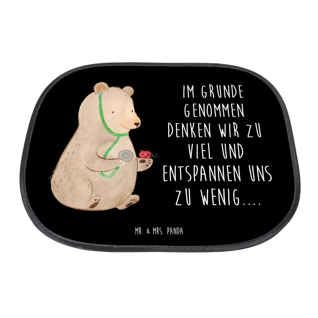 Car sun shade bear Physician car, sun visor, sun protection, children, windows, family, back seat, gift, bear, teddy, teddy bear, cuddly toy, Bear, Doctor, Professor