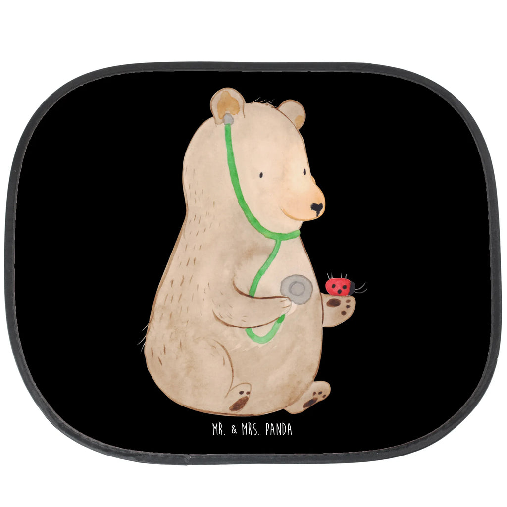 Car sun shade bear Physician car, sun visor, sun protection, children, windows, family, back seat, gift, bear, teddy, teddy bear, cuddly toy, Bear, Doctor, Professor