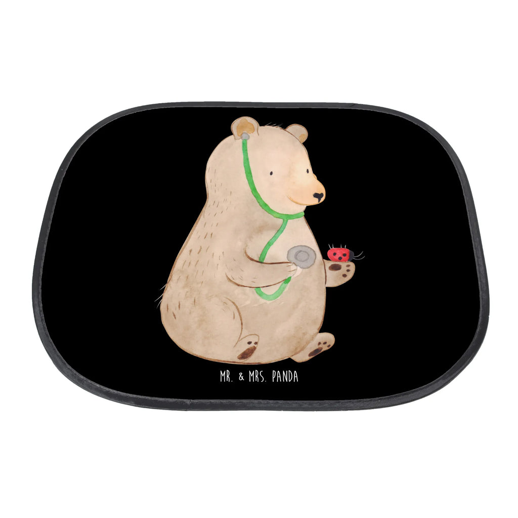 Car sun shade bear Physician car, sun visor, sun protection, children, windows, family, back seat, gift, bear, teddy, teddy bear, cuddly toy, Bear, Doctor, Professor