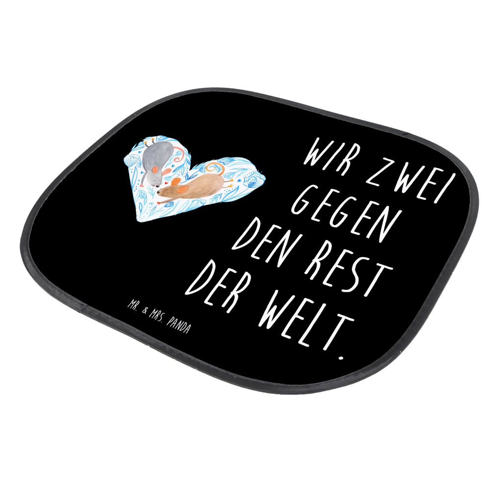 Osłona przeciwsłoneczna do samochodu Myszy serce Miłość, partner, przyjaciel, przyjaciółka, mąż, żona, wesele, zaręczyny, prośba o rękę, prezent miłosny, rocznica, dzień ślubu