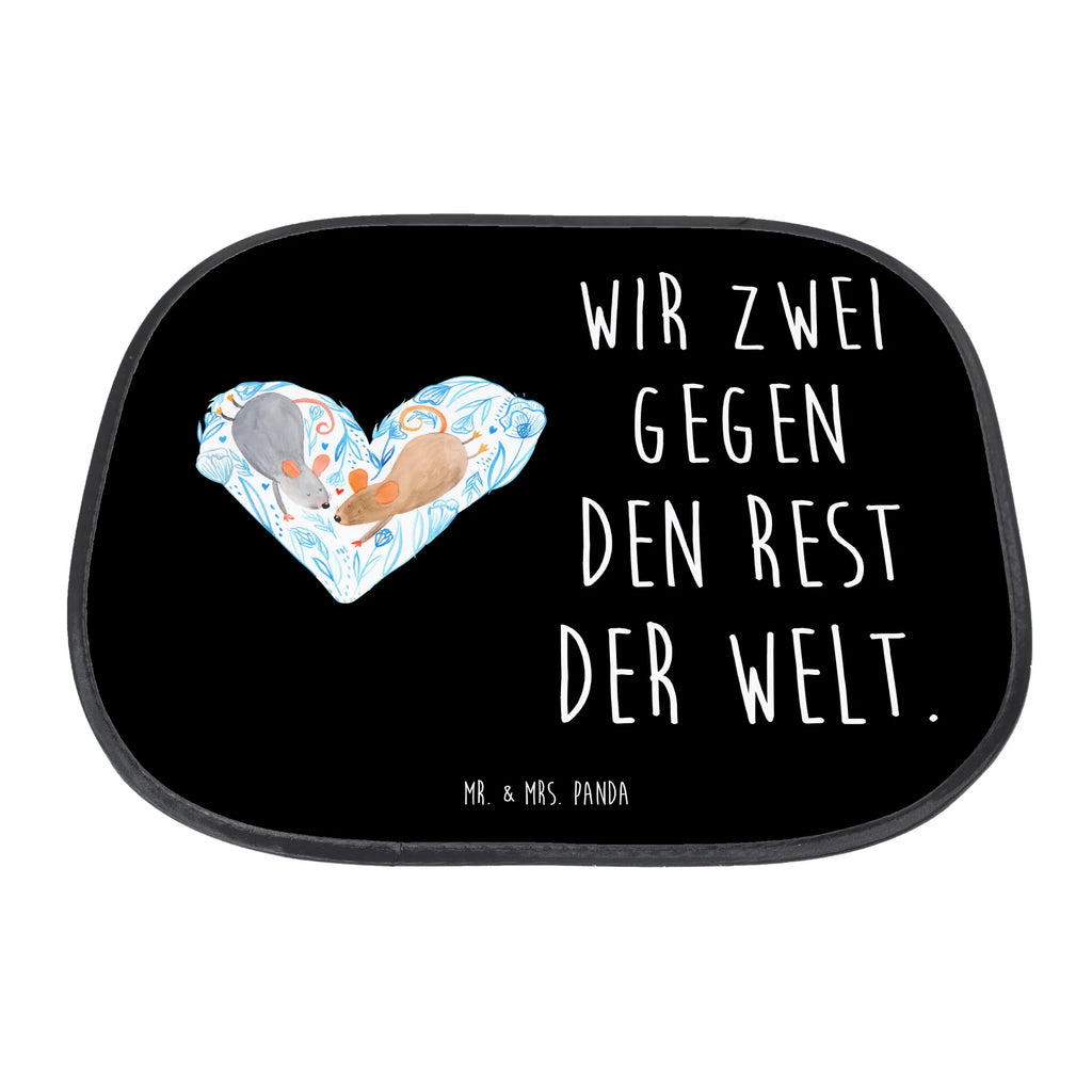 Osłona przeciwsłoneczna do samochodu Myszy serce Miłość, partner, przyjaciel, przyjaciółka, mąż, żona, wesele, zaręczyny, prośba o rękę, prezent miłosny, rocznica, dzień ślubu