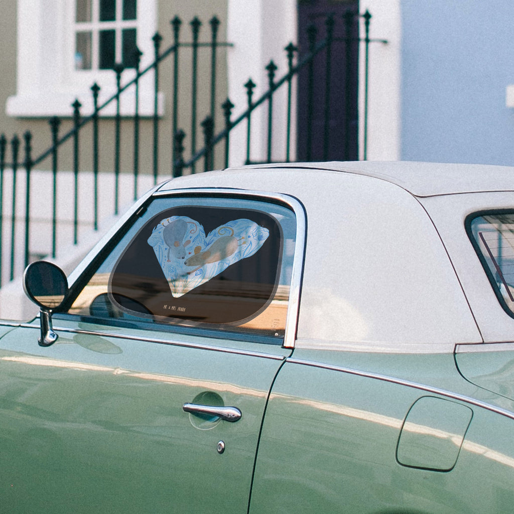 Osłona przeciwsłoneczna do samochodu Myszy serce Miłość, partner, przyjaciel, przyjaciółka, mąż, żona, wesele, zaręczyny, prośba o rękę, prezent miłosny, rocznica, dzień ślubu