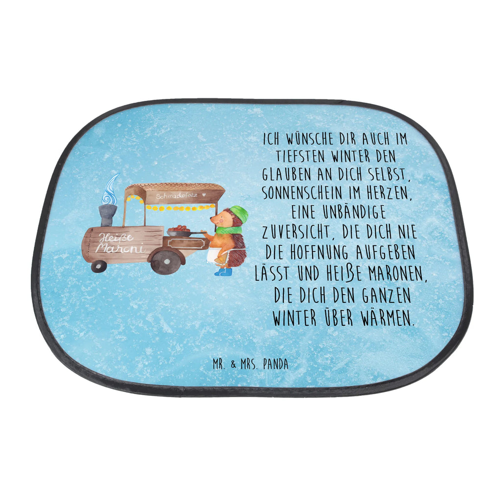 Osłona przeciwsłoneczna do samochodu Jeż kasztany Zima, Boże Narodzenie, dekoracje świąteczne, Mikołaj, Adwent, Wigilia, zimowy motyw