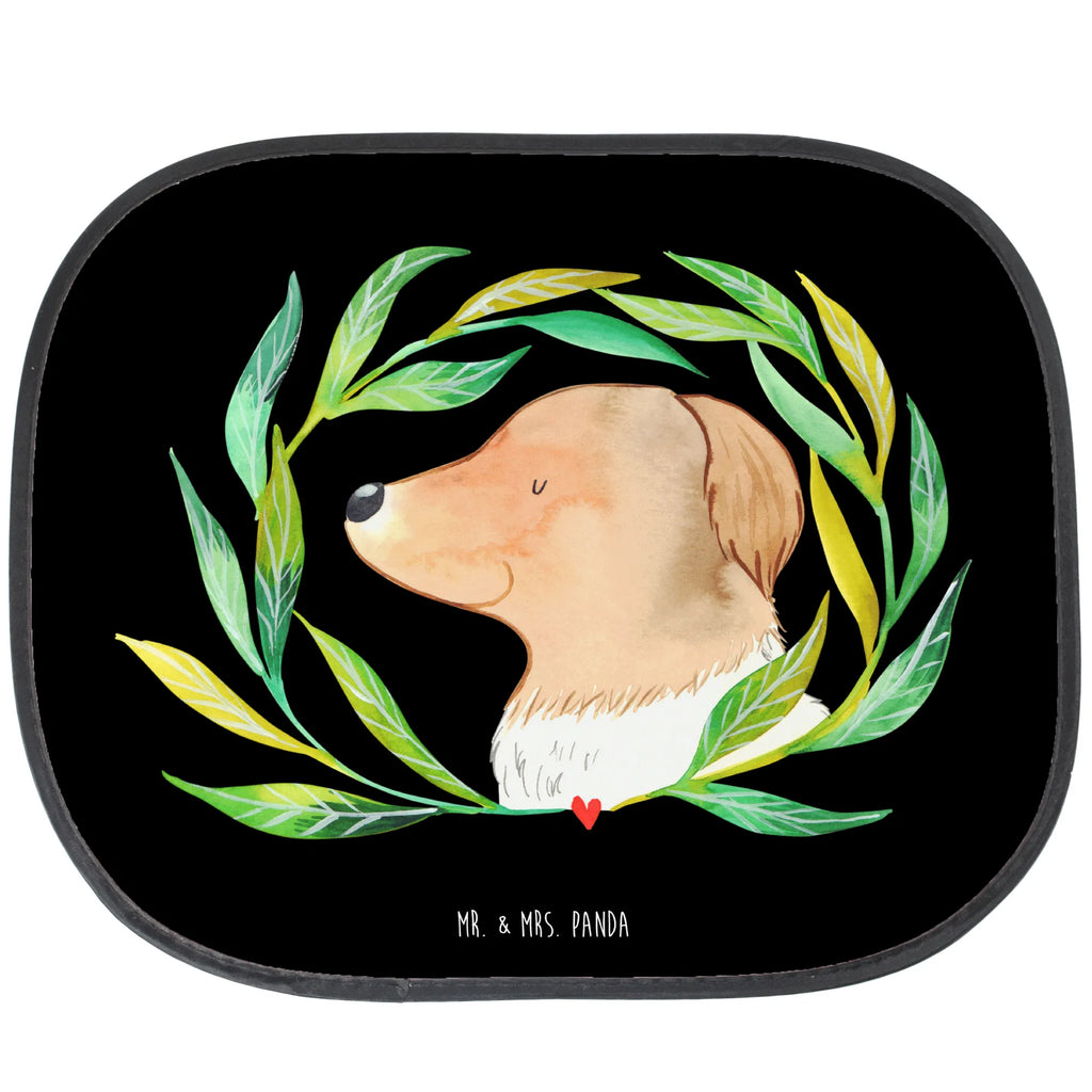 Osłona przeciwsłoneczna do samochodu pies kwiaty Pies, motyw psa, zwierzę domowe, rasa psa, miłośnik zwierząt, właściciel psa, powiedzenia