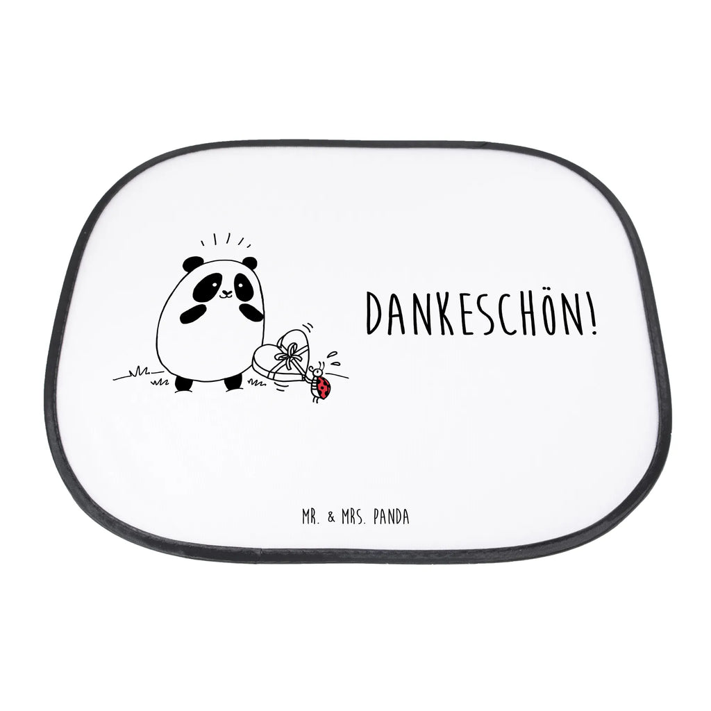 Car sun shade Panda Thank you car, back seat, children, sun visor, gift, windows, family, sun protection