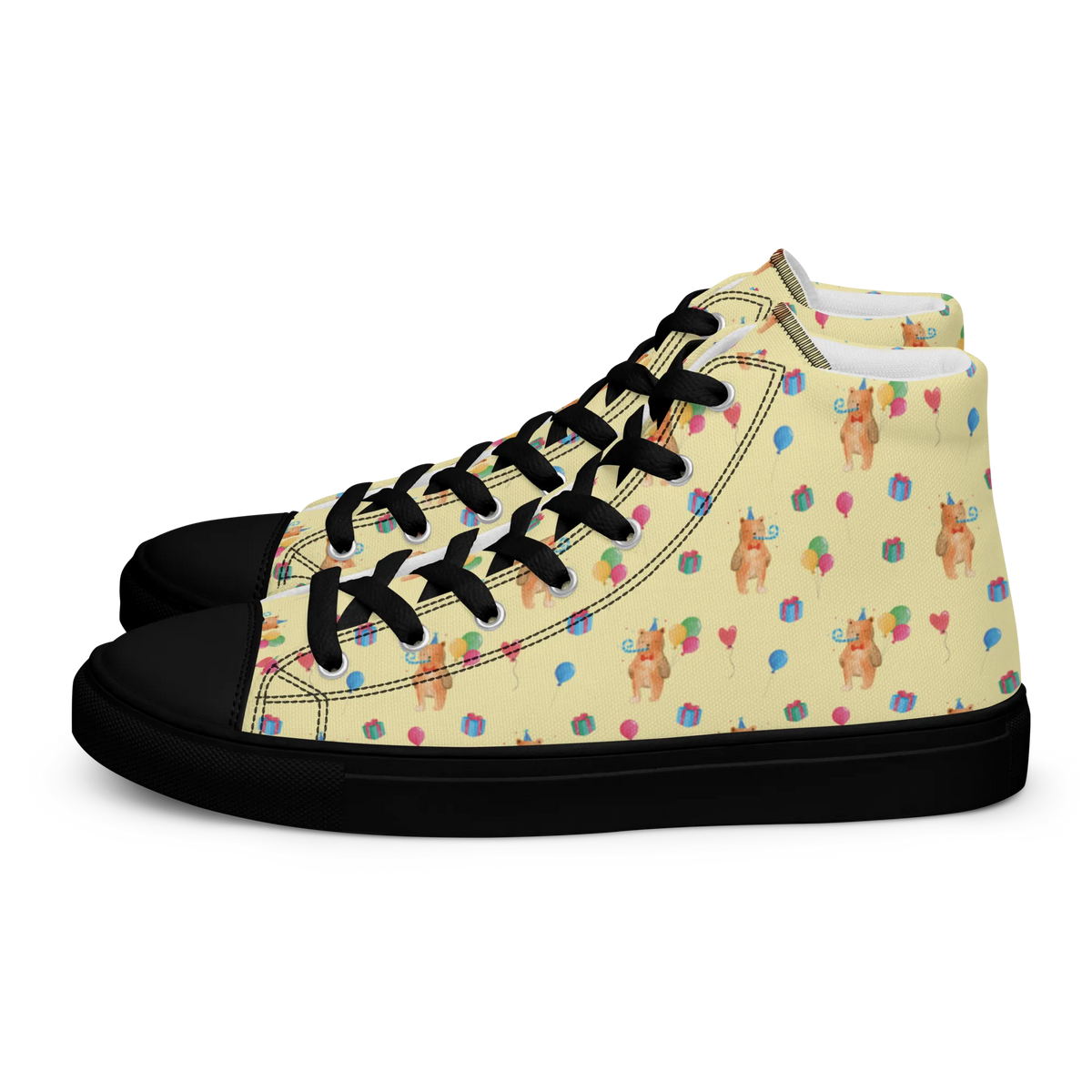 Damskie Sneakersy Black Edition Niedźwiedź urodziny Niedźwiedź, Miś, Pluszowy miś