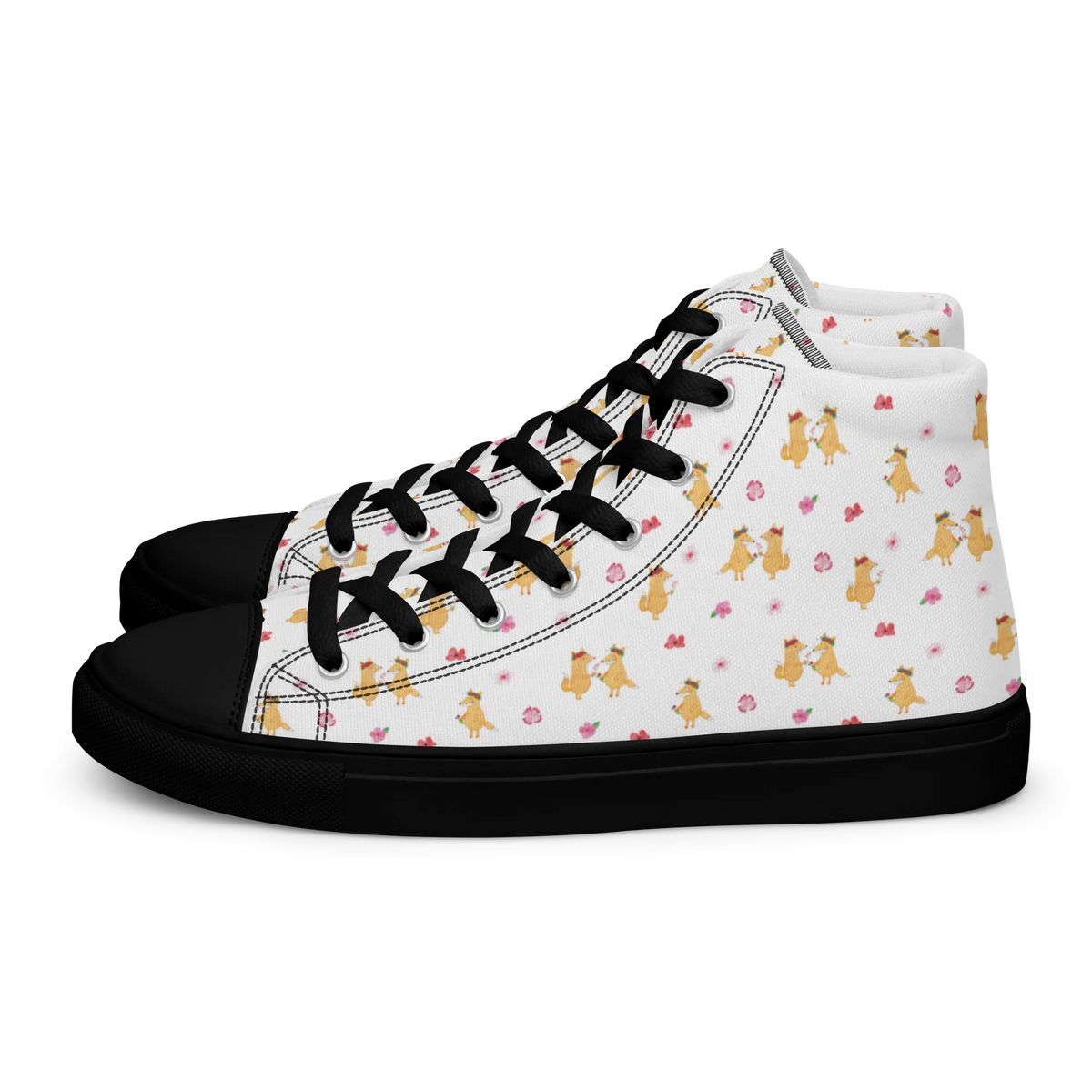 Damen Sneaker Black Edition Fuchs Blumen Muster Schwarze Sneakers für Damen, Damen Schwarze Sneaker, Sneaker Damen Schwarz, Schwarze Sneaker, Schwarze Sneaker Damen, Schwarze Sneakers Damen, Sneaker Schwarz Damen, Sneakers Schwarz, Turnschuhe Damen Schwarz, Sportschuhe Damen Schwarz, Turnschuhe Schwarz, Schwarzer Sportschuh Damen, Schwarzer Sneaker Damen, Fuchs, Blumen, Ich, Füchse, Fox, Blumenmädchen, Freundin, Freundinnen, Blume, Motivation, Freude, Selbstliebe, Mich, Liebesbeweis, Liebe, Fuchsmädchen