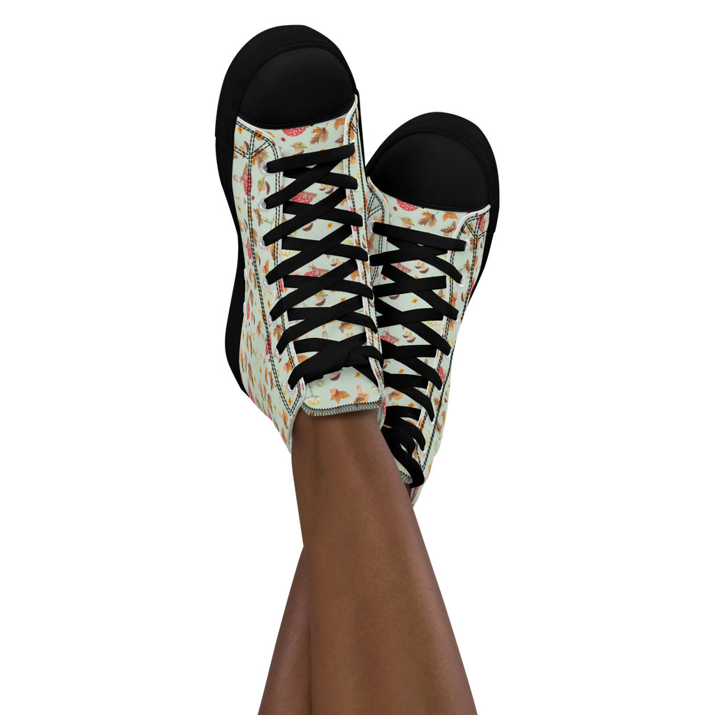 Damskie sneakersy Jesień Grzyby Schuhe Damen Sneaker, Damen Turnschuhe, Damen Sneaker, Damen Sportschuhe, Sportschuhe Damen, Turnschuhe Damen, Sneaker Damen, Schmetterlings Muster, Herbstwald, Wald, Pilz Muster, Pilze