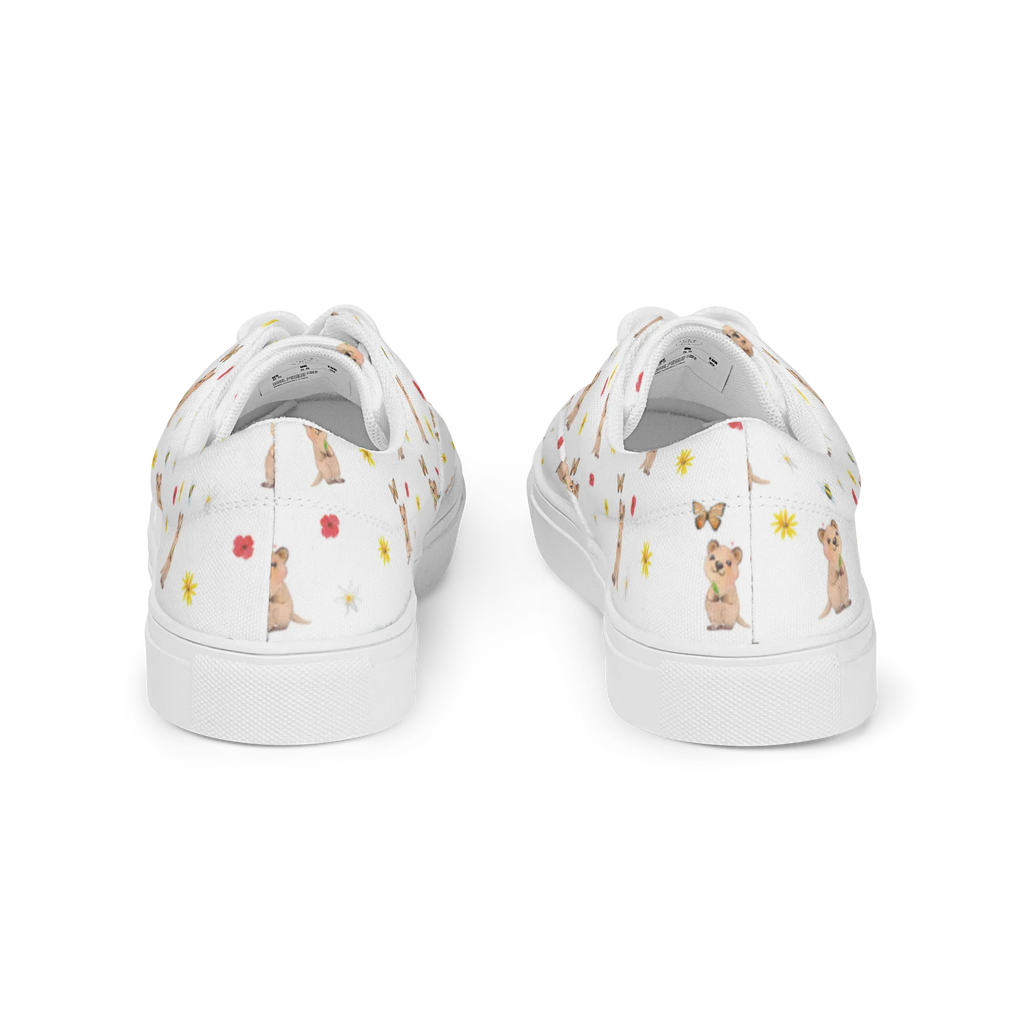 Women's Fabric Shoes Quokka Happy Tiermotive, Gute Laune, lustige Sprüche, Tiere, Niedliches Tier, Dinge erledigen, Aufschieberitis, Lustiger Spruch, Quokka, Verschieben