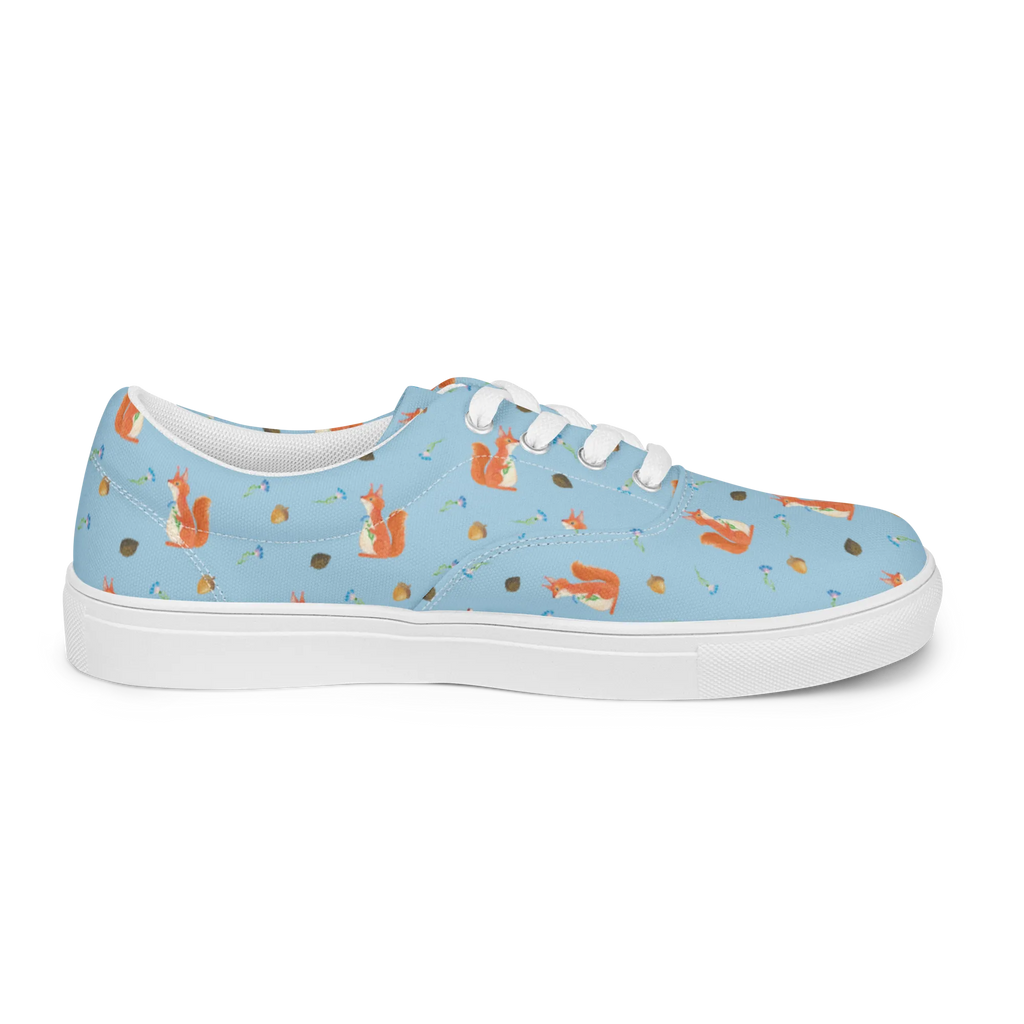 Women's Fabric Shoes Squirrel flower Tiermotive, Gute Laune, lustige Sprüche, Tiere, Eichhorn, Lachen, Eichhörnchen, Motivation Sprüche, Spruch positiv, glücklich Spruch, Spaß, Motivation Bilder, Spruch Deko