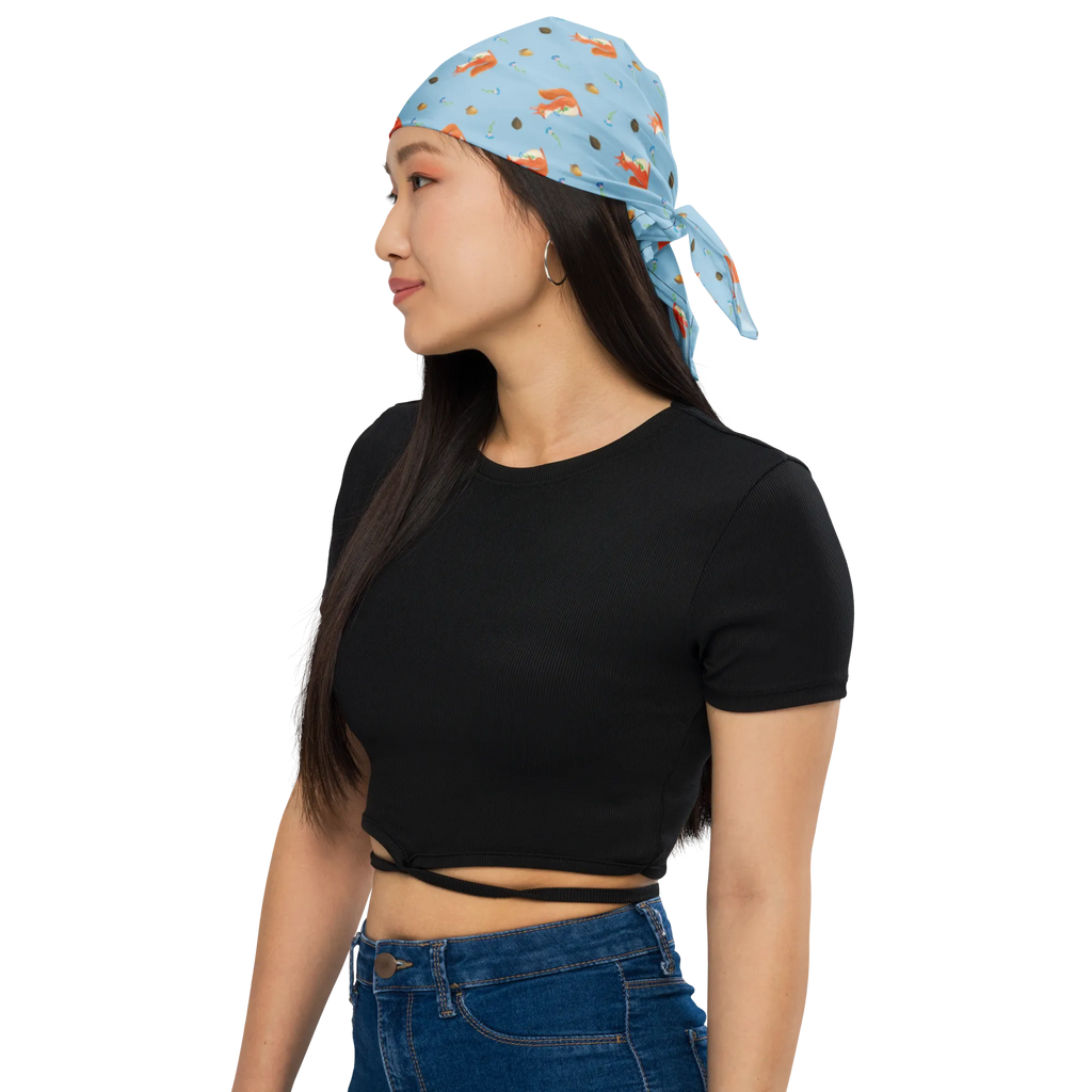 Bandana wiewiórka kwiat Motywy zwierzęce, dobra energia, zabawne powiedzonka, zwierzęta