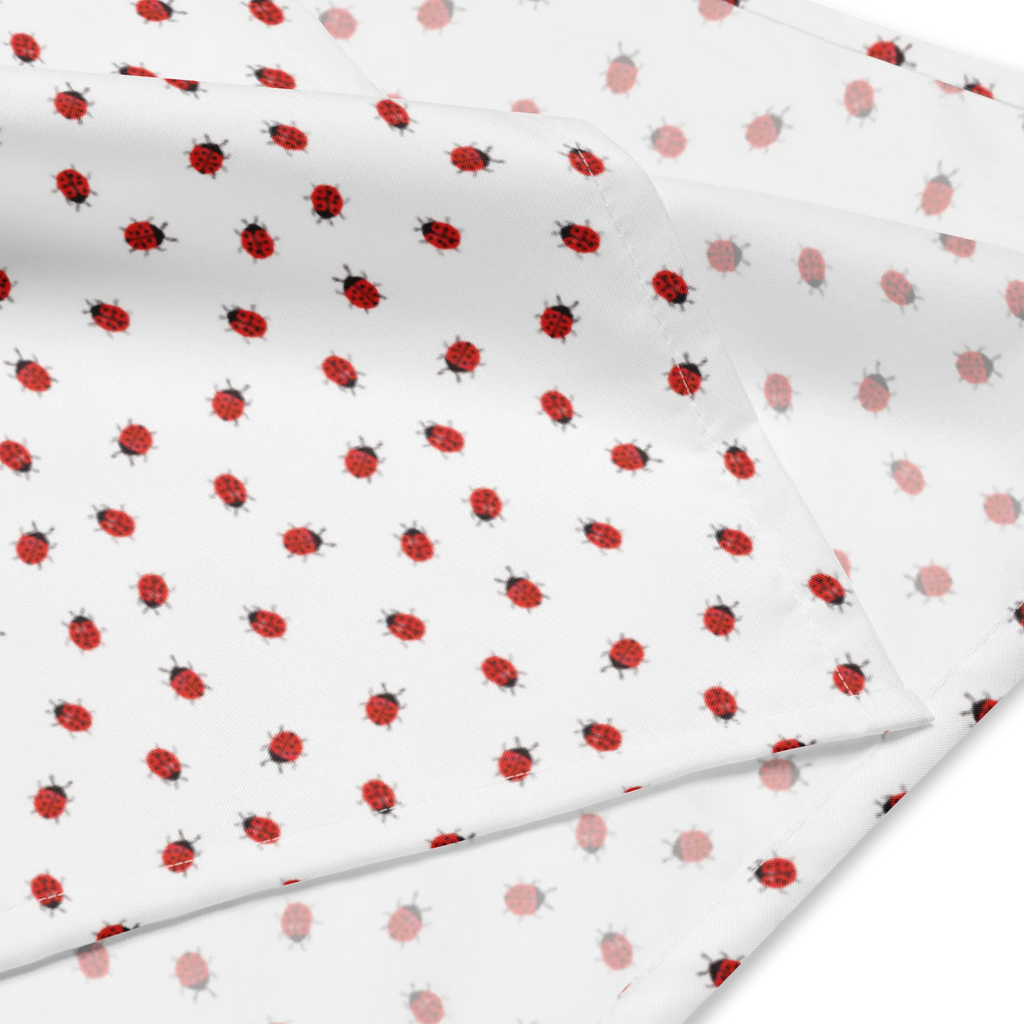 bandana Ladybug Design Sport Bandana, Halstuch, Bandana Tuch, Kopftuch, Bandana kaufen, Sportbandana, Design Bandana, Multifunktionstuch, Bandana, niedlich, verspielt, Muster, grüne Punkte, Marienkäfer, Aquarell