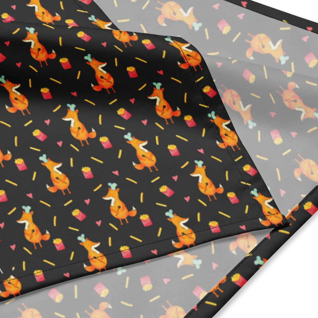 Bandana lis frytki Sport Bandana, Design Bandana, Kopftuch, Halstuch, Bandana kaufen, Bandana, Bandana Tuch, Sportbandana, Multifunktionstuch, Pommes Muster, Fuchs Muster, Pomes Frites, Fuchs, Pommes