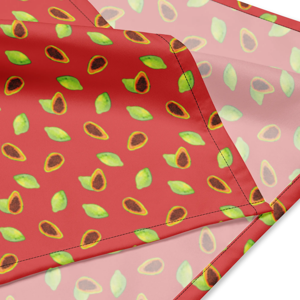 bandana Fruit Papaya Halstuch, Bandana Tuch, Sport Bandana, Bandana kaufen, Design Bandana, Sportbandana, Bandana, Multifunktionstuch, Kopftuch, Obst Muster, Papayas, Papapya Muster