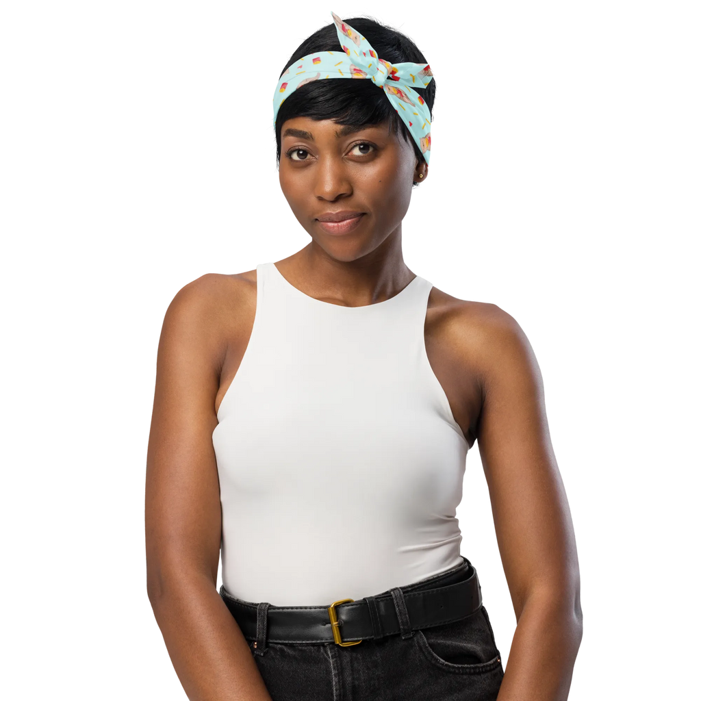 Bandana Wydra Frytki Design Bandana, Bandana kaufen, Sport Bandana, Bandana Tuch, Bandana, Multifunktionstuch, Kopftuch, Halstuch, Sportbandana, Pommes, Otter Muster, Pommes Muster, Otter