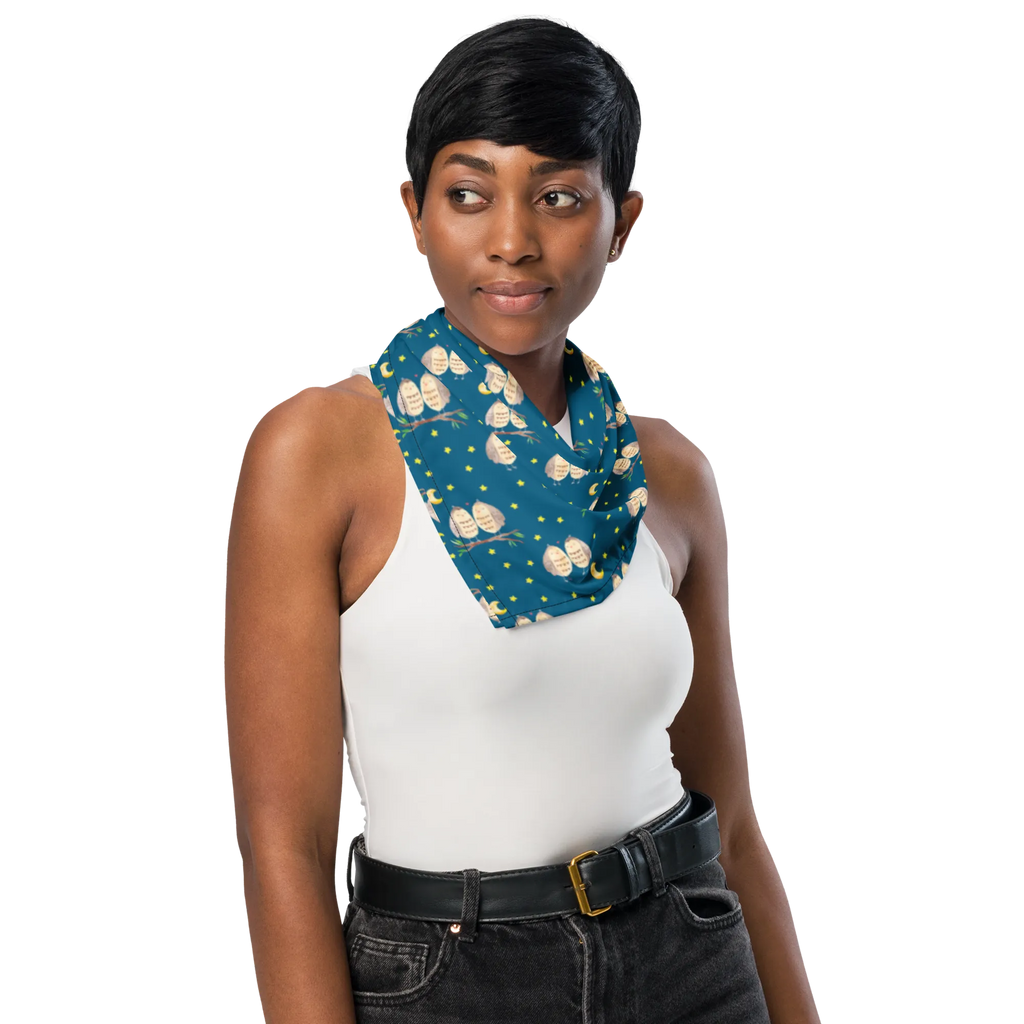 Bandana sowy miłość Halstuch, Multifunktionstuch, Kopftuch, Bandana, Sportbandana, Sport Bandana, Bandana kaufen, Bandana Tuch, Design Bandana, Eule, Eule Deko, Hochzeit Spruch, Owl, Liebe, Freundin Geschenk, Freund, Wortspiel lustig, Liebe Spruch, All you need is love