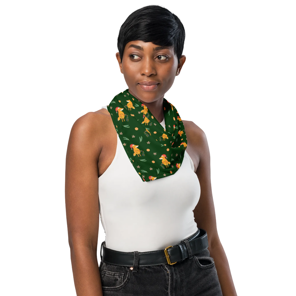 Bandana lis Boże Narodzenie Zima, Boże Narodzenie, dekoracje świąteczne, Mikołaj, Adwent, Wigilia, zimowy motyw