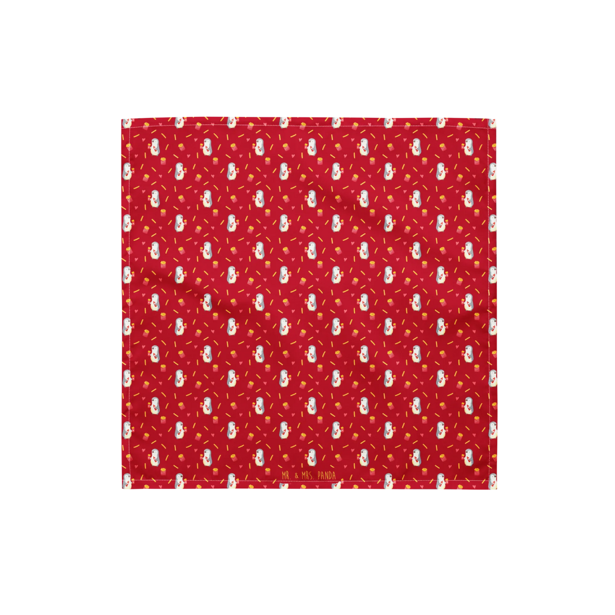 Bandana pingwin frytki Miłość, partner, przyjaciel, przyjaciółka, mąż, żona, wesele, zaręczyny, prośba o rękę, prezent miłosny, rocznica, dzień ślubu