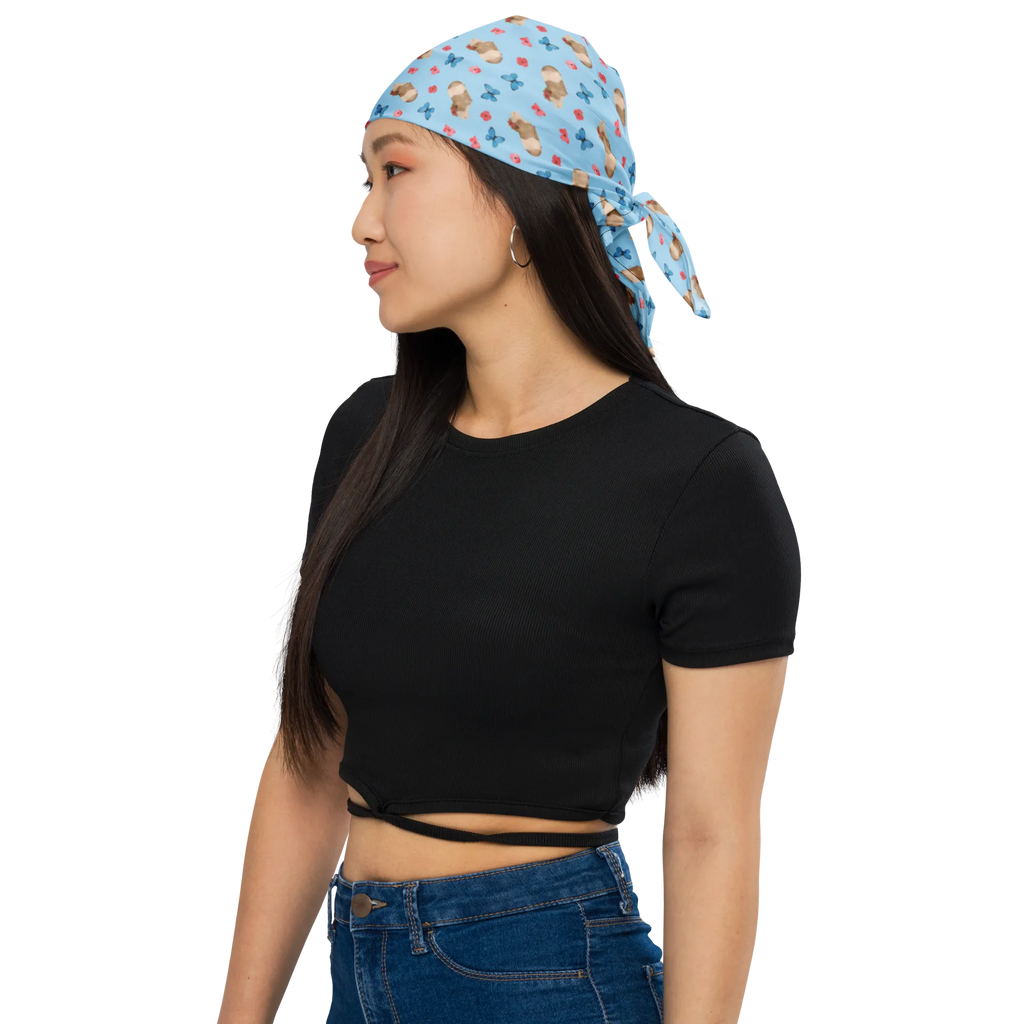 Bandana świnka morska mądrość Multifunktionstuch, Bandana Tuch, Kopftuch, Bandana kaufen, Bandana, Sportbandana, Design Bandana, Halstuch, Sport Bandana, Tiermotive, Gute Laune, lustige Sprüche, Tiere, Spruch, Wunderland, Weisheit, Meerie, Meeries, Meerschweinchen, Blumenkind, Realität, Wunder, Motivation