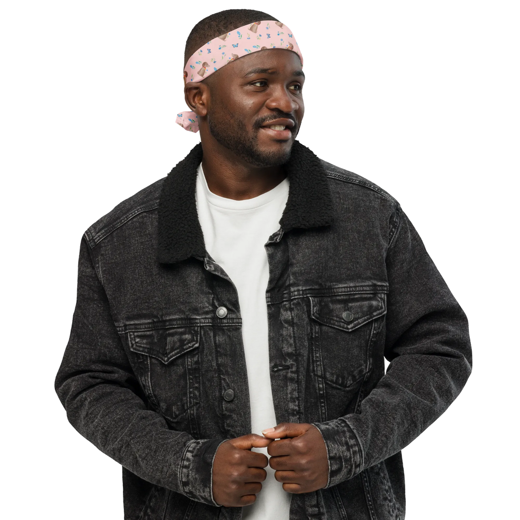 Bandana pies kwiat Pies, motyw psa, zwierzę domowe, rasa psa, miłośnik zwierząt, właściciel psa, powiedzenia