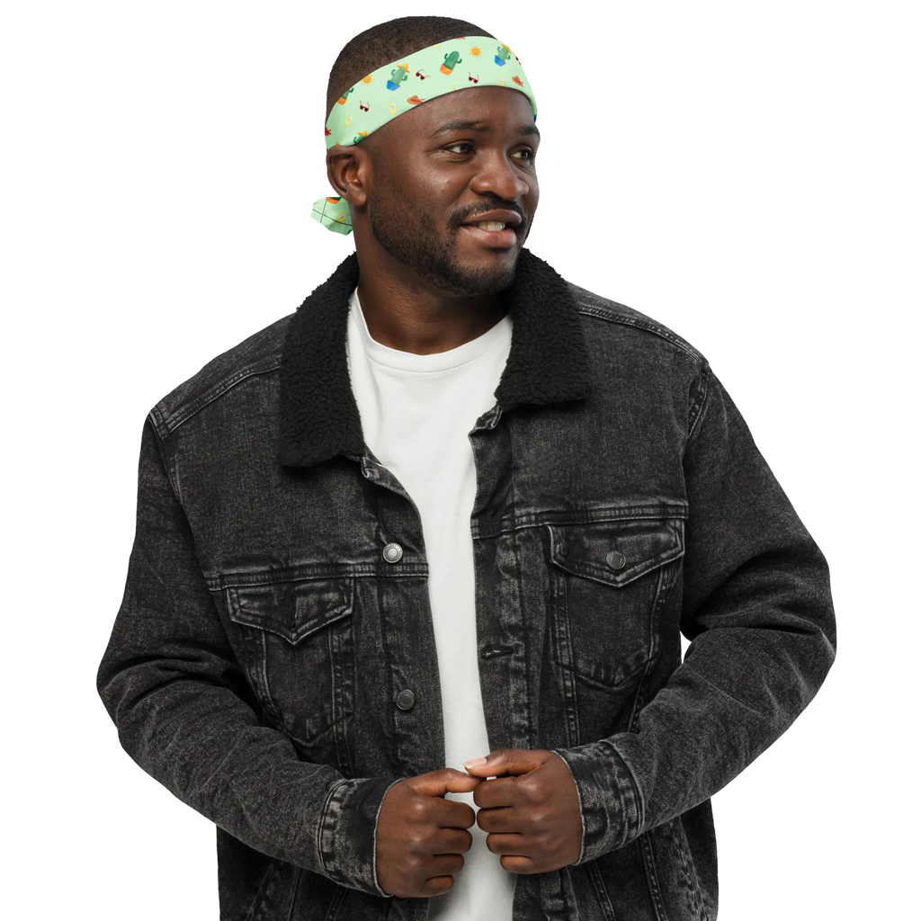 Bandana Kaktus Sonne Muster Kopftuch, Sport Bandana, Bandana, Sportbandana, Bandana Tuch, Design Bandana, Halstuch, Bandana kaufen, Multifunktionstuch, Kaktus, Kakteen, Sonne, Scheidung, Geschenkidee, Neustart, Motivation, Sonnenschein, Trennung, Liebe Kaktusliebe, Liebeskummer, Freundin, Ehebruch, Liebeskummer Geschenk, Glück, glücklich