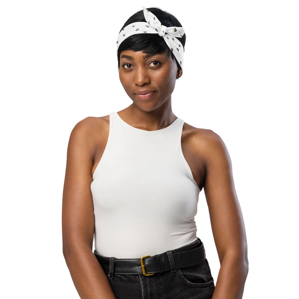 Bandana Hummel flauschig Muster Bandana Tuch, Bandana kaufen, Multifunktionstuch, Design Bandana, Sportbandana, Sport Bandana, Halstuch, Kopftuch, Bandana, Tiermotive, Gute Laune, lustige Sprüche, Tiere, Biene, Blume, Flauschig, Natur, Hummel