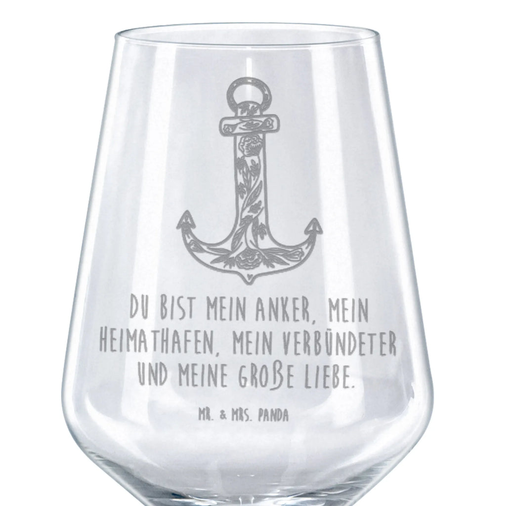 Kieliszek do czerwonego wina kotwica Niebieski Motywy zwierzęce, dobra energia, zabawne powiedzonka, zwierzęta