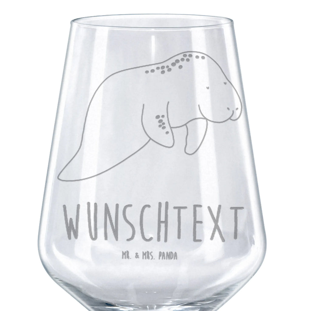 Personalized Red Wine Glass manatee Relax Seafood, aquatic animals, ocean, sea, fish, shells, corals, reef, whale, narwhal, sea urchin, lobster, platypus, turtle, manatee, crocodile, orca, shrimp, gifts for seafood lovers, water world, underwater animals, underwater world, vacation, deep sea, seafood fans, gift ideas, seafood decoration, seafood posters, food, manatees, diet, diet mania, losing weight, sugar, sweets