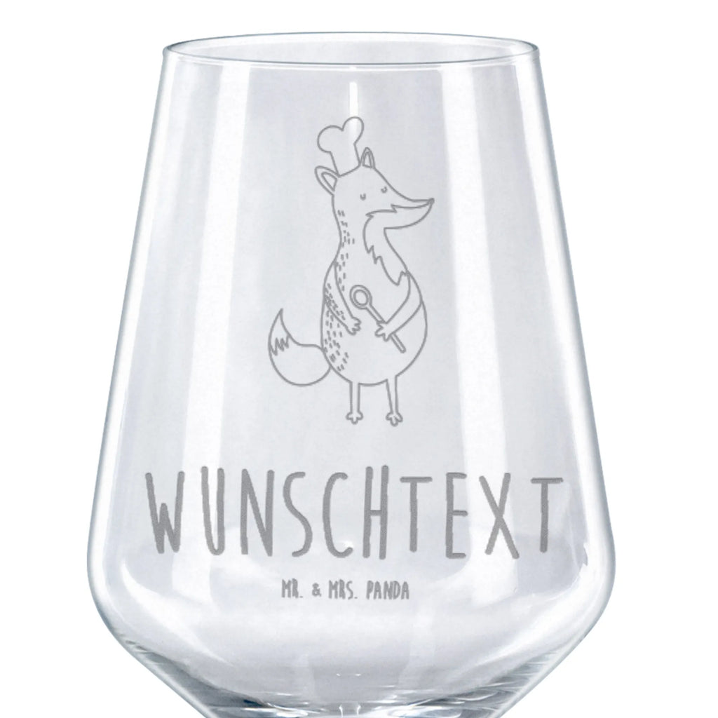 Personalized Red Wine Glass Fox A cook fox, foxes, forest wildlife, clever as a fox, animal lover, Fox, Baker, Party slogan, Kitchen decoration, Slogan funny, funny, Cook gift, Chefs, Kitchen slogan