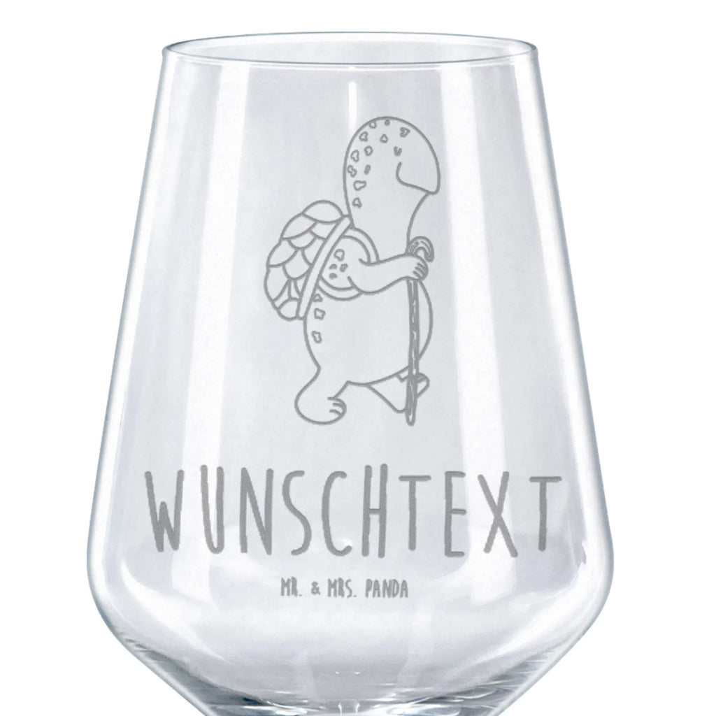 Personalizowany kieliszek do czerwonego wina żółw Wędrowiec Skałka