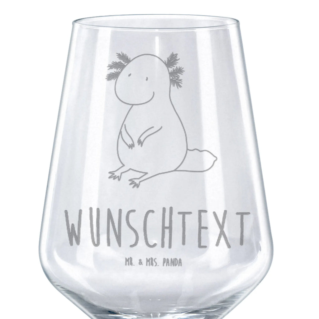 Personalized Red Wine Glass axolotl zero Axolotl, Axelotl, marine animals, Mexican walking fish, salamander, happy, Axolot, love, girlfriend, contented, lifestyle, cheerful, wisdom, worldly wisdom