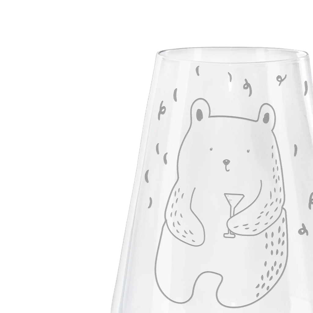 Kieliszek do białego wina Niedźwiedź Impreza Niedźwiedź, Miś, Pluszowy miś