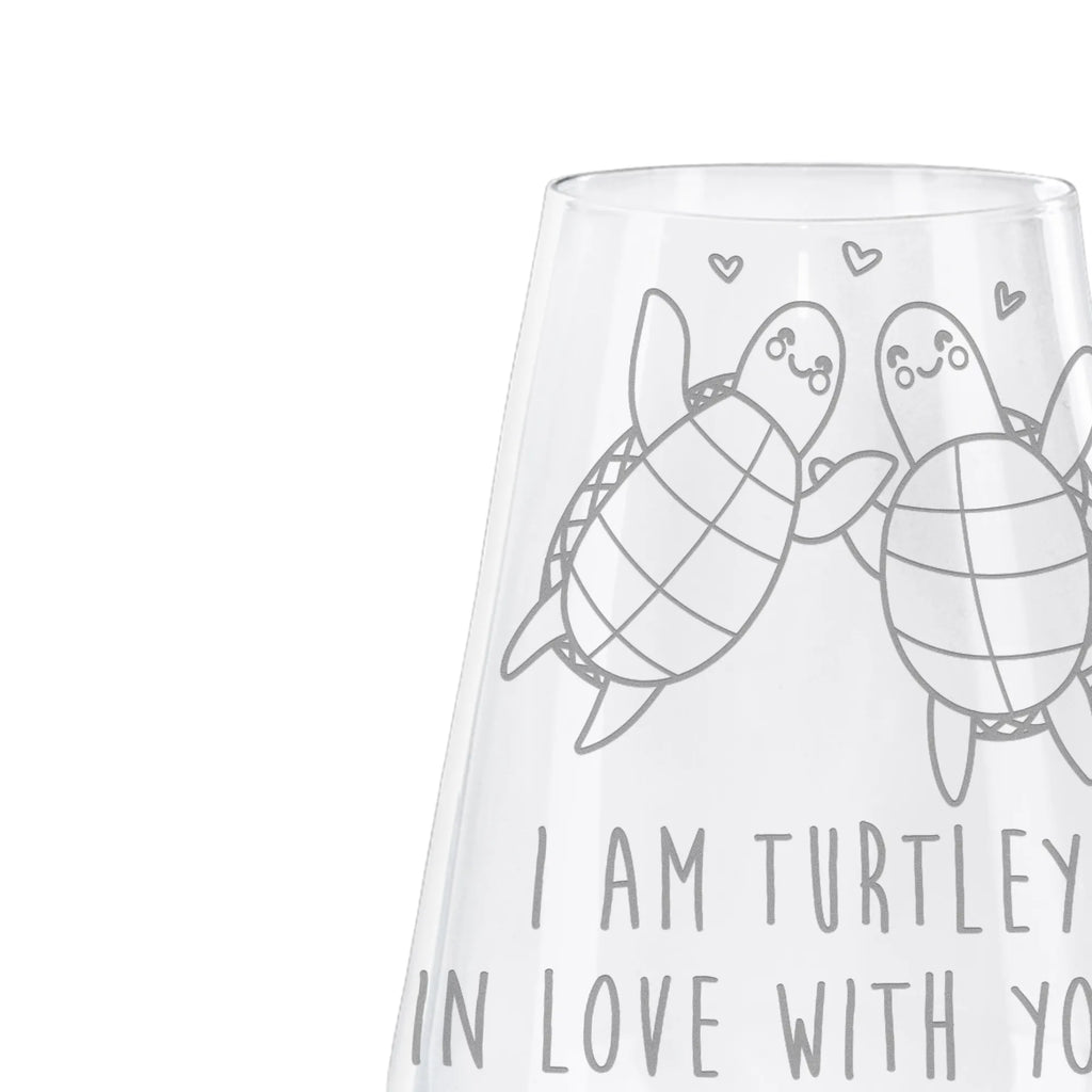 Kieliszek do białego wina żółwie para Miłość, partner, przyjaciel, przyjaciółka, mąż, żona, wesele, zaręczyny, prośba o rękę, prezent miłosny, rocznica, dzień ślubu