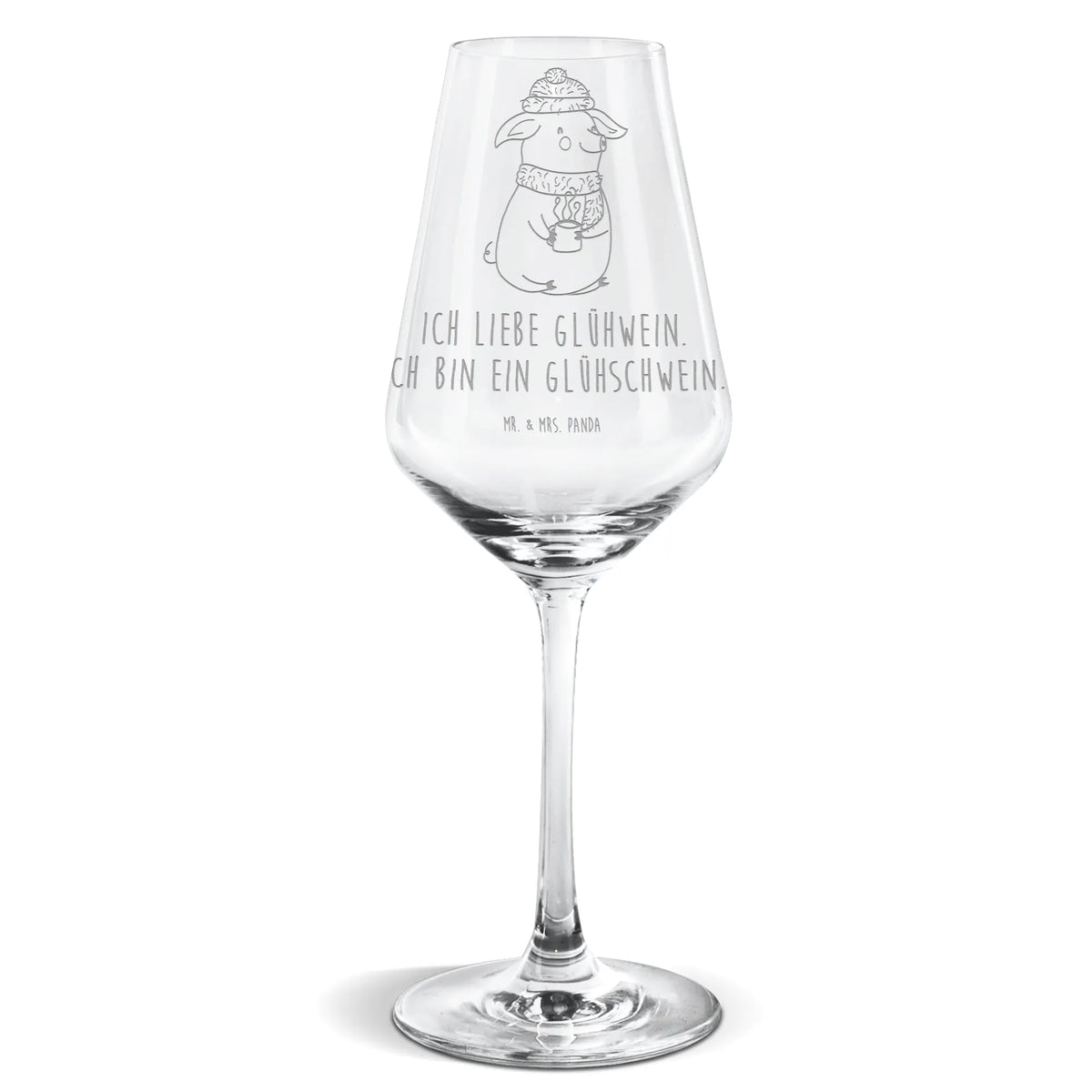 Weißwein Glas Schwein Glühwein Weißwein Glas, Panda Weinglas, wein glas, Weinglas, Weinglas Für Weißwein, Weißwein Kelch, Weißweinkelch, Mr. & Mrs. Panda Weinglas, Weihnachten, Winter, Weihnachtsdeko, Nikolaus, Advent, Heiligabend, Wintermotiv, Punsch, Weihnachtsmarkt, Glühwein, Glühschwein