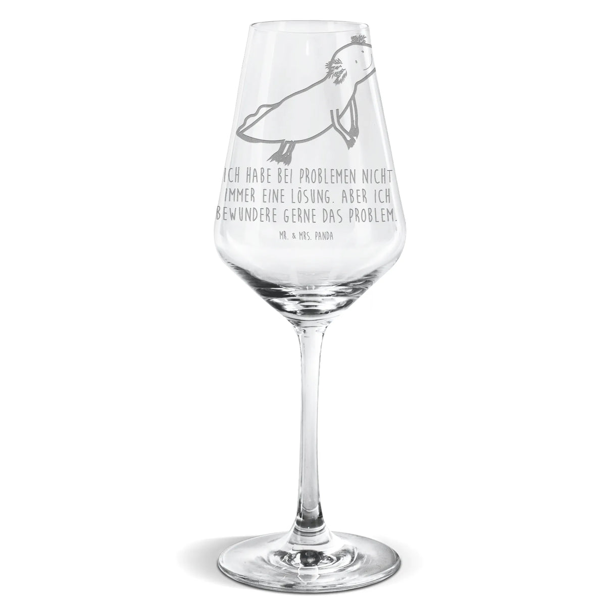 Weißwein Glas Axolotl Schwimmen Weißwein Glas, Mr. & Mrs. Panda Weinglas, wein glas, Weinglas, Weißwein Kelch, Panda Weinglas, Weißweinkelch, Weinglas Für Weißwein, Axolotl, Molch, Lurche, Axolot, Lösungen, Lurch, Schwanzlurch, Probleme, Problem, Motivation