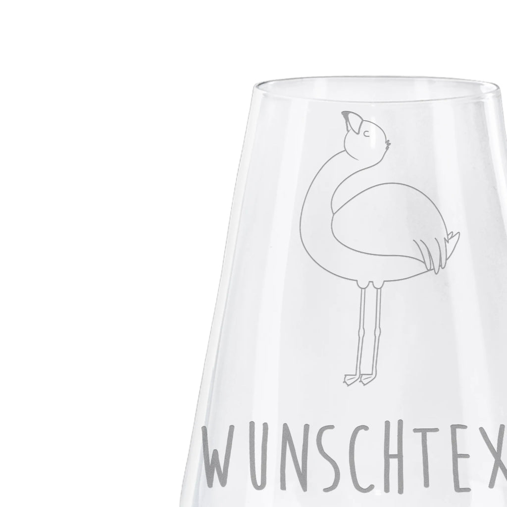 Personalized White Wine Glass flamingo Proud Flamingo, pink, pink bird, bird of paradise, red, flamingo decoration, gift pink, gifts, gift idea, children, adults, girls, flamingo fans, summer, vacation, sea, unusual gifts in pink, pink gifts, girls gifts, small gifts, Caribbean feeling, funny sayings, mom, self-love, sister, daughter, joy, self-acceptance, friend, proud, best friend