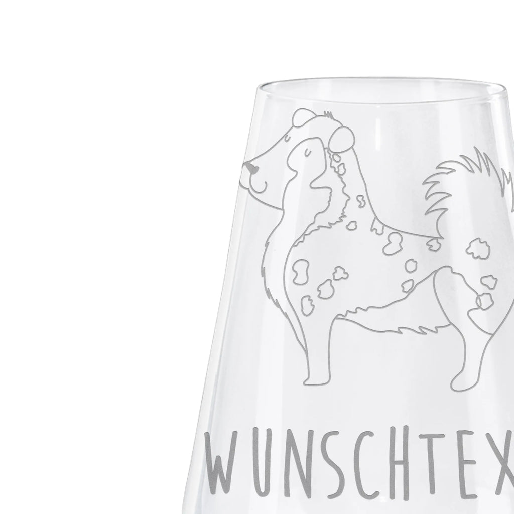 Personalized White Wine Glass Dog Australia Shepherd dog, mutt, hound, woof, dog mama, dog breed, love dogs, love for dogs, dog decorative items, bag with dog print, funny gifts for dog owners, what do you give a dog lover, Christmas gifts for dogs, gifts for dogs, dog sayings, Sayings, Family dog, Saying, Dog love, Shepherd, Australia Shepherd, Dog
