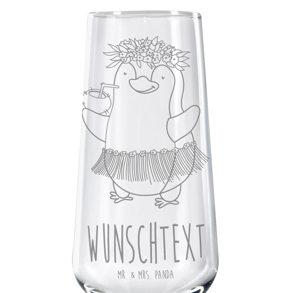 Spersonalizowany kieliszek do szampana Pingwin z Kokosem Pinguin