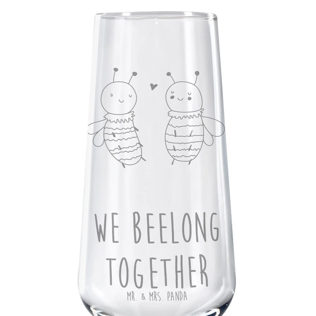 Sparkling wine glass bee In love Bee, wasp, bumblebee