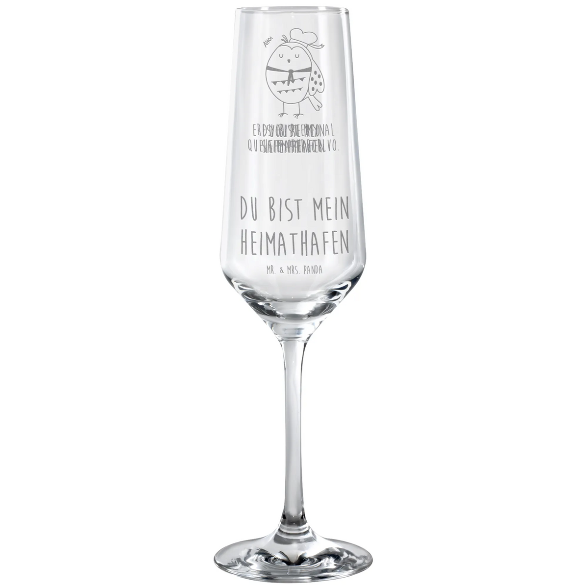 Sektglas Eule Matrose Sektkelch, Schaumweinglas, graviertes sektglas, Geschenkglas, Champagnerglas, Sektglas mit Gravur, Sektglas, Trinkglas, Kelchglas, Proseccoglas, dekorglas, Sektflöte, Glas, Sektglas graviert, Flute Glas, Eule, Eule Deko, Matrose, Seefahrer, Hochzeitstag Geschenk, Owl, Freundin, Heimathafen, Ehe, Eule Spruch, Wortspiel Lustig